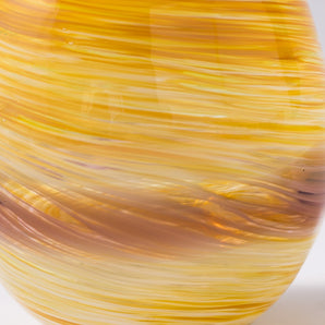 Glass | Ryukyu Glass Saturn Yellow | Okinawa Shimanone