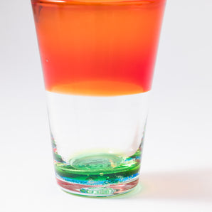Beer Glass - Aftermath Sunset | Ryukyu Glass Tumbler | Okinawa RYUKYU GLASS WORKS Umikaze