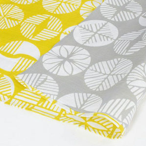 Musubi｜48cm, Isago pattern, double-sided, pine, yellow / gray