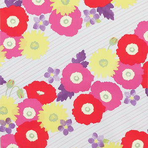 Musubi｜45cm kohare flower stripe gray