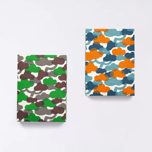 Paste Box Case｜Pine tree pattern｜Hand-dyed Washi writing brush case Made in Japan｜Fuwa Market Original