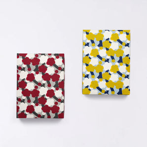Paste Box Case｜Ume Plum Pattern｜Hand-dyed Washi Writing Box Made in Japan｜Fuwa Market Original
