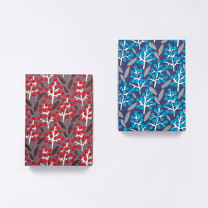 Paste Box Case｜Nanten Pattern｜Hand-dyed Japanese paper, pencil case, made in Japan｜Fuwa Market Original