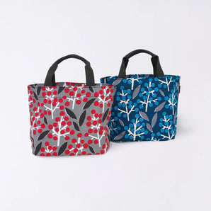 Kyoto Craftsman Finishing｜Happiness Pattern Horizontal Tote Bag Nanten｜Hand-dyed Fabric 100% Cotton, Made in Japan
