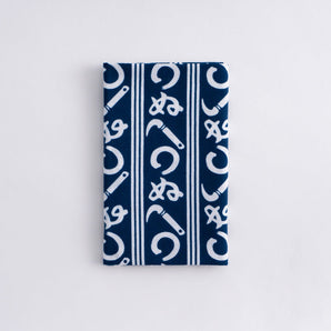 Tenugui Hand Towel｜100% Cotton｜Cotton｜Note-dyeing｜Kamawanu, middle kamawanu