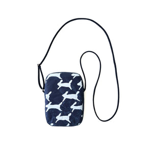 SIWA｜mina SIWA square pochette run run run dark blue