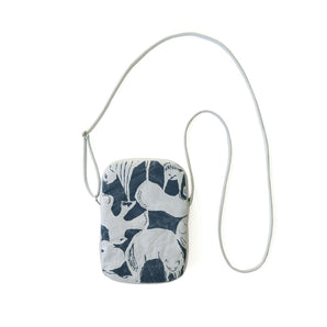 SIWA｜mina SIWA square pochette life puzzle gray