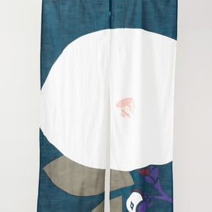 Japanese Noren (Japanese-style curtain) | TSUBAKI WHITE / TSUBAKI RED made of cotton | Yamono-Yakaya